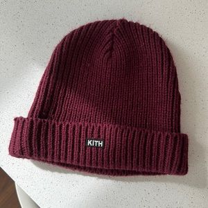 Maroon Kith beanie